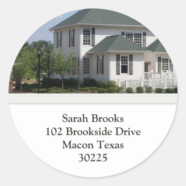 Southern Home Address Stickers (Front)