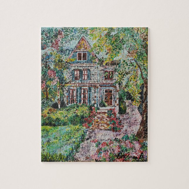 Southern Home Painted Jigsaw Puzzle  (Vertical)