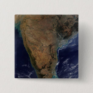 Southern India 2 Inch Square Button