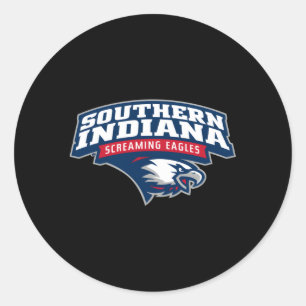 Southern Indiana Screaming Eagles Icon Classic Round Sticker