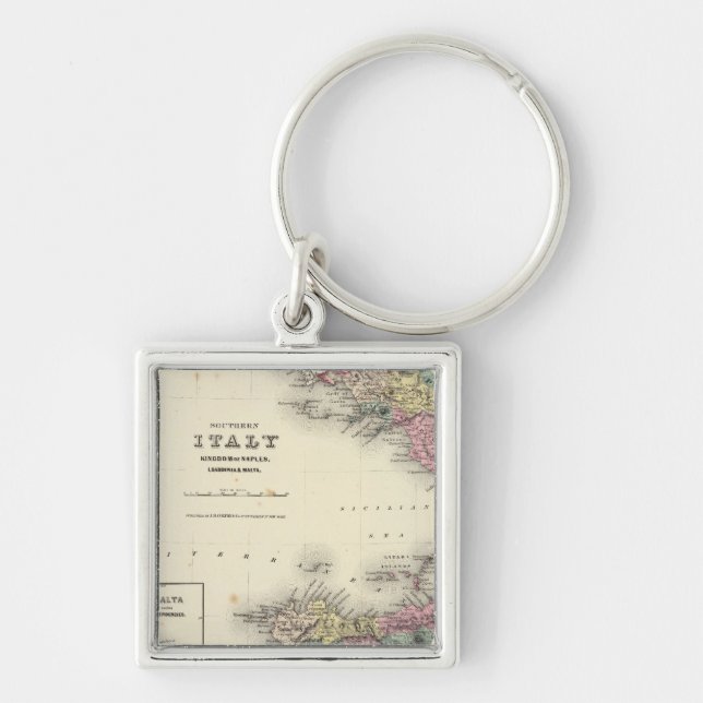 Southern Italy Kingdom Of Naples Keychain (Front)