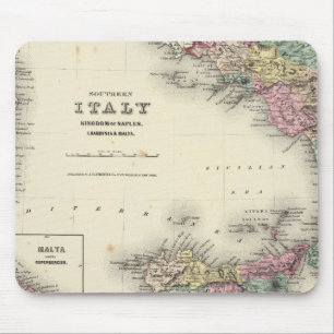 Southern Italy Kingdom Of Naples Mouse Pad