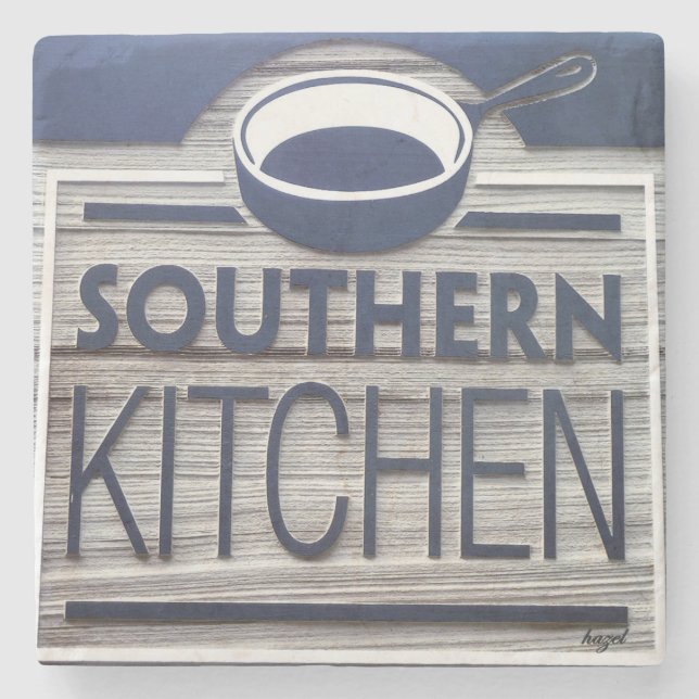 Southern Kitchen, Kiawah Island, SC Marble Stone C Coaster (Front)