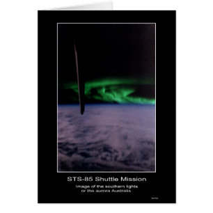 Southern lights the aurora Australis from NASA STS