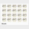 Southern Magnolia Botanical Wedding Favour Sticker