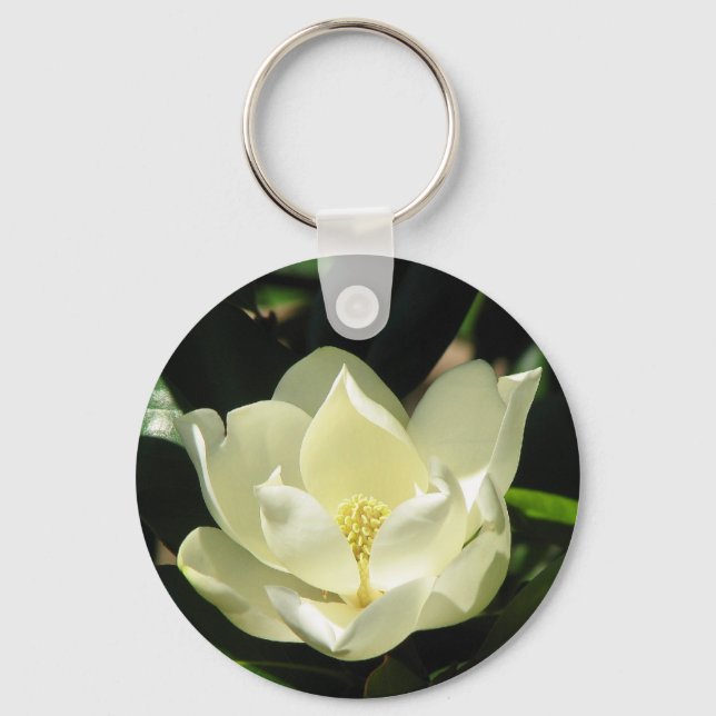 Southern Magnolia Keychain (Front)