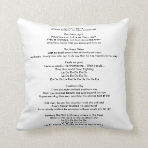 Southern Night Throw Pillow