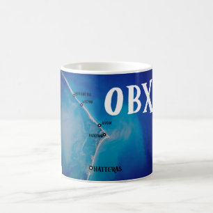 Southern OBX map Coffee Mug
