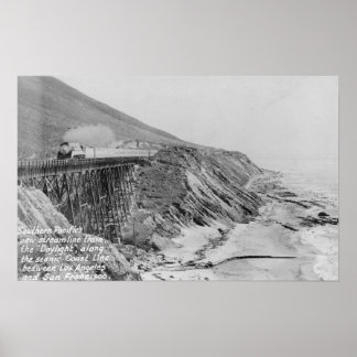 Southern Pacific Daylight TrainCoast Poster