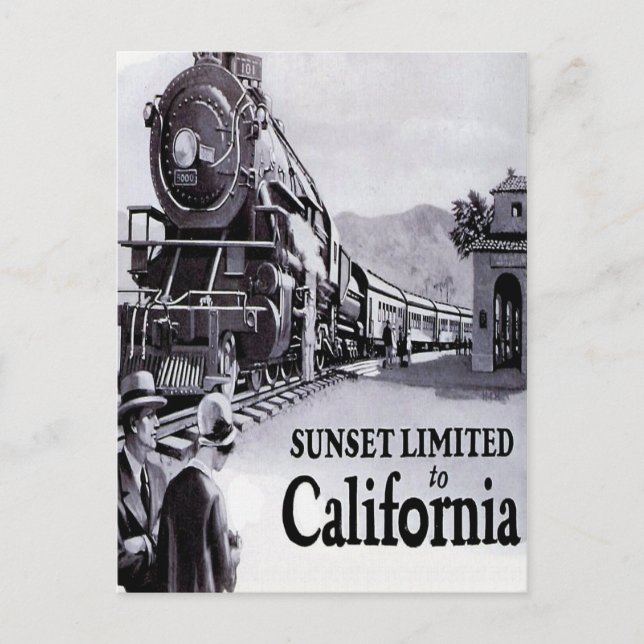 Southern Pacific Railway - 1920s Postcard (Front)