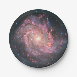 Southern Pinwheel Galaxy Paper Plate