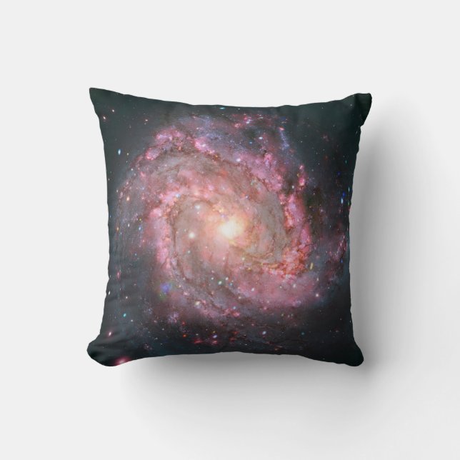 Southern Pinwheel Galaxy Throw Pillow (Front)