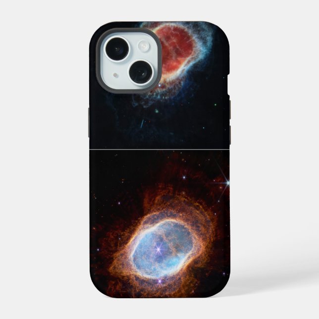 Southern Ring Nebula iPhone 15 Case (Back)