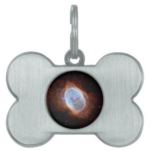Southern Ring Nebula Space James Webb Telescope Pet ID Tag