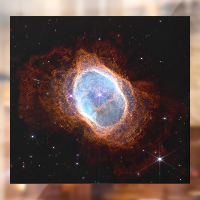 Southern Ring Nebula Space James Webb Telescope Window Cling (Sheet 2)