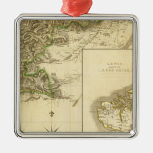 Southern Ross, Cromarty Shires Metal Ornament