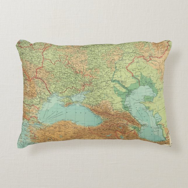 Southern Russia Decorative Pillow (Front)