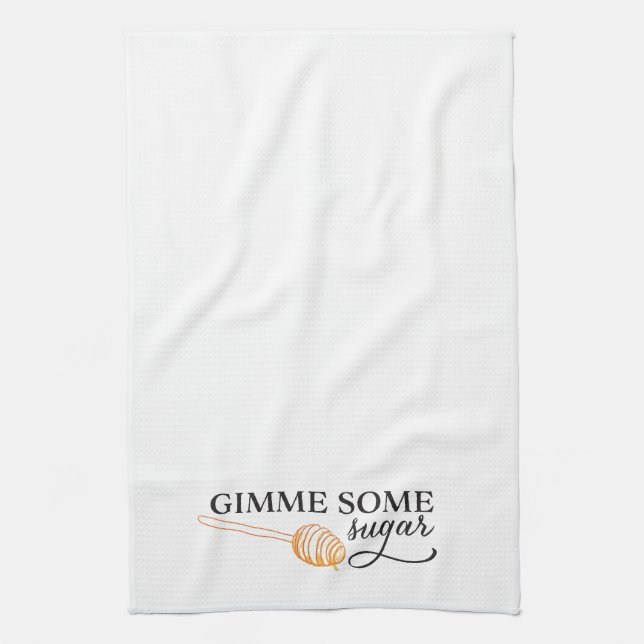 Southern Sayings: Gimme Some Sugar Kitchen Towel (Vertical)