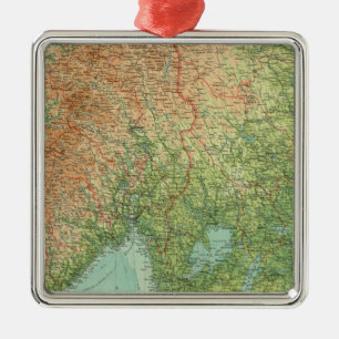 Southern Scandinavia & Denmark Metal Ornament