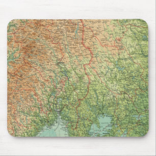 Southern Scandinavia & Denmark Mouse Pad
