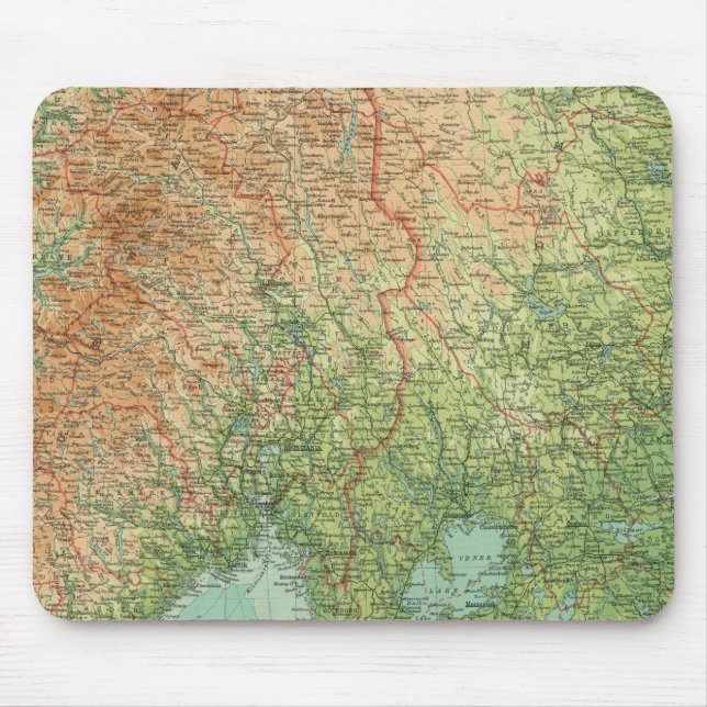 Southern Scandinavia & Denmark Mouse Pad (Front)