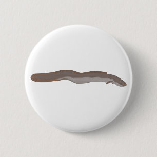 Southern Shortfin Eel 2 Inch Round Button