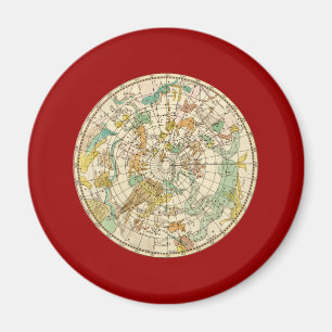 Southern Sky Star Chart and Constellations Map Magnet