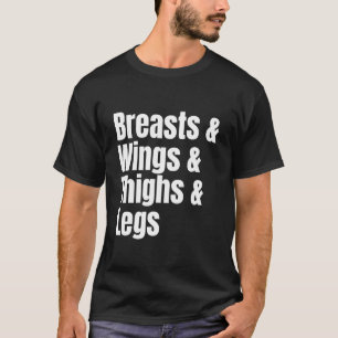 Southern Style Food Fried Chicken Ingredient List T-Shirt
