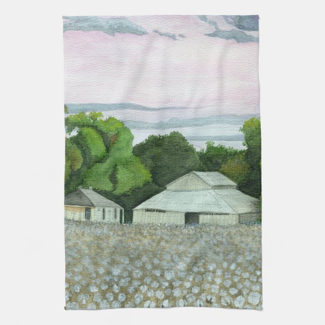 Southern Sunset Kitchen Towel (Vertical)
