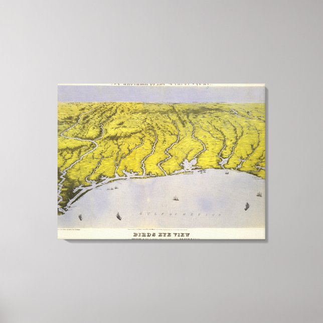 Southern Texas Canvas Print (Front)