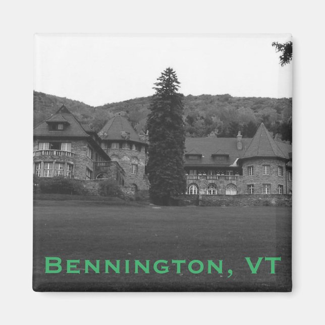 Southern Vermont College Mansion, Bennington Magnet (Front)