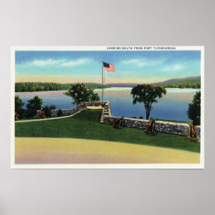 Southern View from the Fort Poster