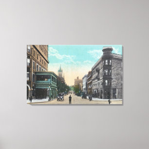 Southern View of Chenango St from Arlington Canvas Print