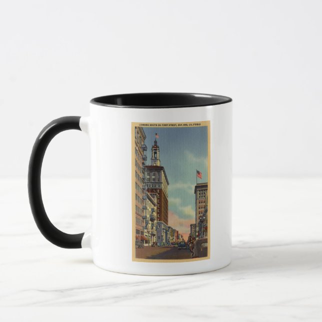 Southern View of First Street Mug (Left)