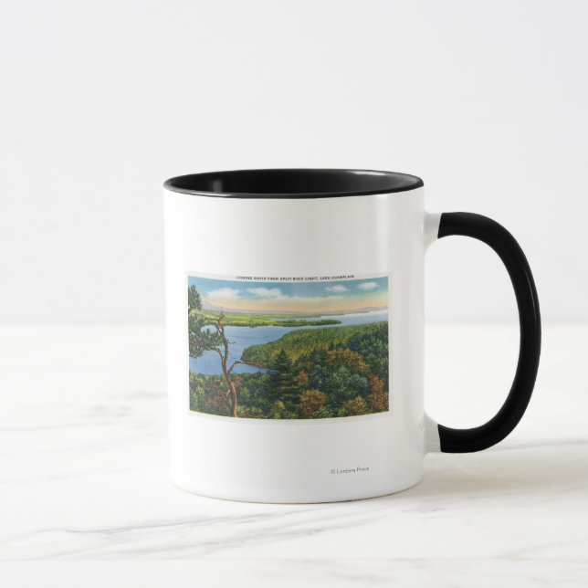 Southern View of Lake from Split Rock Light Mug (Right)