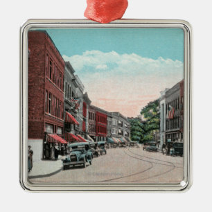 Southern View of Margaret Street Metal Ornament