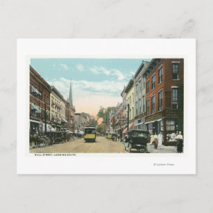 Southern View of Wall Street Postcard