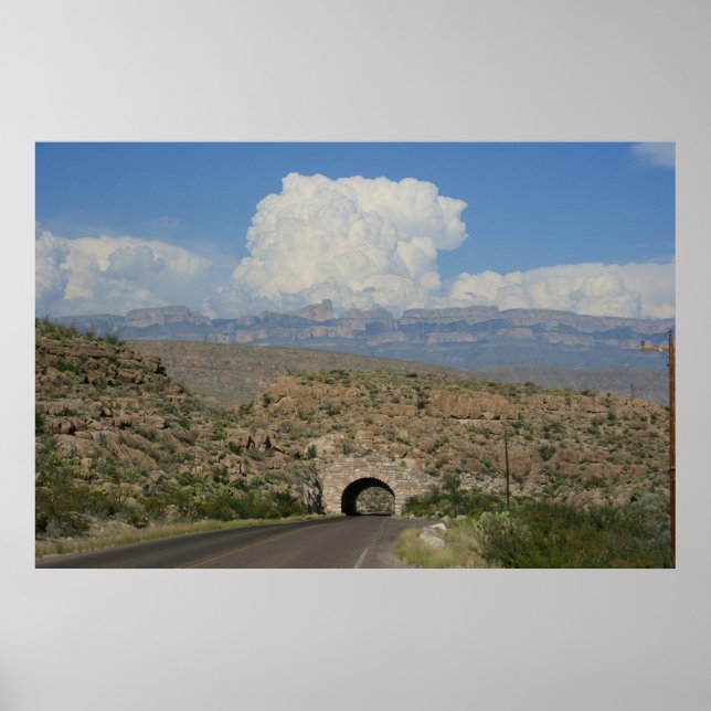 Southern Vista -Big Bend, Texas Poster (Front)