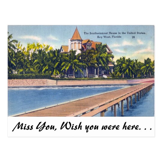 Southernmost House, Key West Postcard