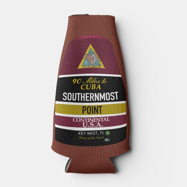 Southernmost Point Marker Cooler (Front)