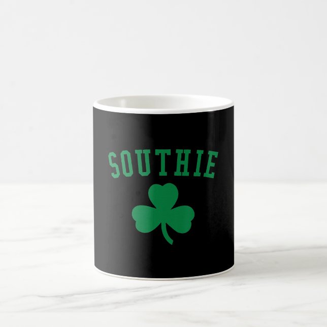 Southie Irish St Patrick's Day South Boston Coffee Mug (Center)