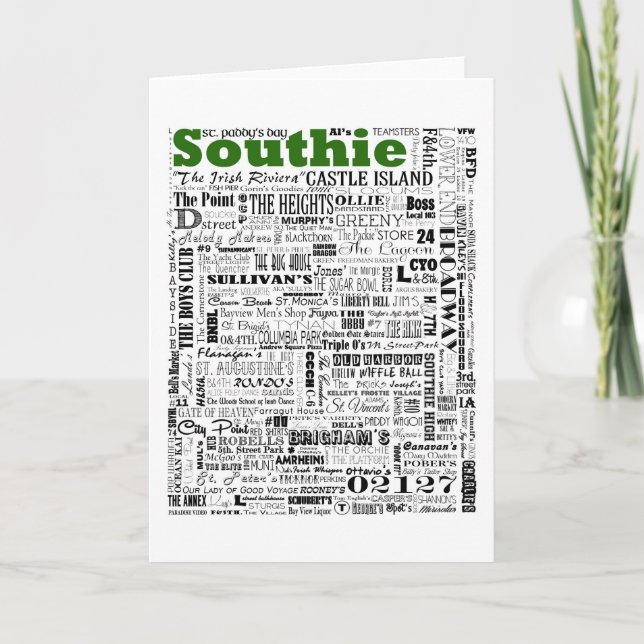 SOUTHIE memories Card (Front)
