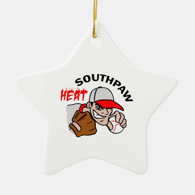 SOUTHPAW HEAT CERAMIC ORNAMENT (Front)