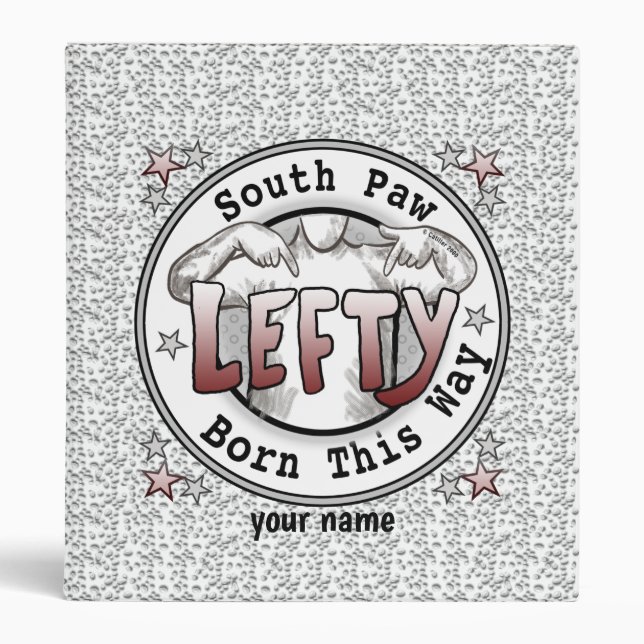 Southpaw Left Handed  binder  (Front)