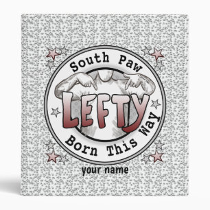 Southpaw Left Handed  binder