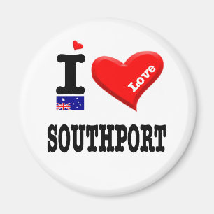 SOUTHPORT - I Love Magnet