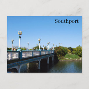 Southport Marine Lake Postcard