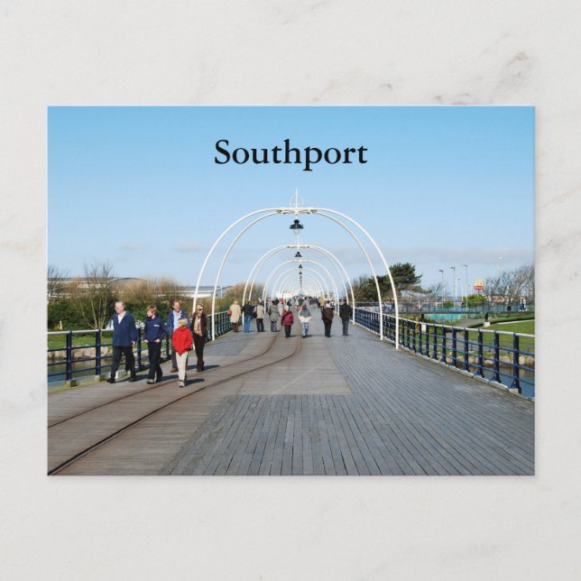 Southport Pier Postcard (Front)