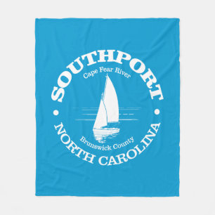 Southport (sailboat) fleece blanket