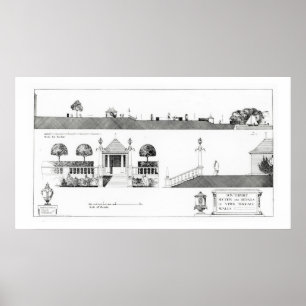 Southport: Section and Details of Upper Terrace an Poster